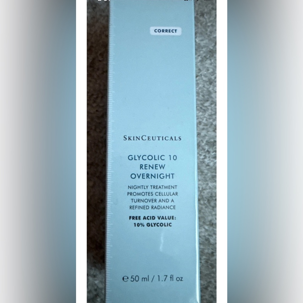 NEW SkinCeuticals GLYCOLIC 10 RENEW OVERNIGHT 50ml / 1.7oz  Brand New Sealed Box